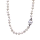 Girocollo perle - Susta in oro 18kt con brillanti