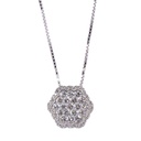 Collana Esagono - Brillanti 1,83ct G-VS, oro 18kt. peso totale 7,6gr.