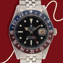 ROLEX GMT MASTER - Rare and Unique Ref: 6542 - 1958 - Serial 397XXXX- Preowned - Restored by Rolex Atelier de Restauration Geneve