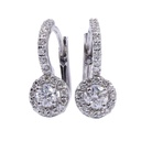 Orecchini - Brillanti 0,50ct G-VS1, oro 18kt. peso totale 3,2gr
