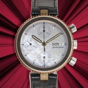 Gerald Genta, GEFICA, Bronze, Mother of Pearl, Chronograph, our Box & warranty, G2989