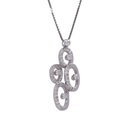 Collana - Brillante 0,25ct. G-VS1, oro 18kt. peso totale 5,5gr
