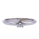 Anello Solitario - Brillante 0,18ct. G-VS, oro 18kt