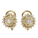 Orecchini - Brillanti 0,82ct. totali, H-VS1, oro 18kt. peso totale 5,8gr