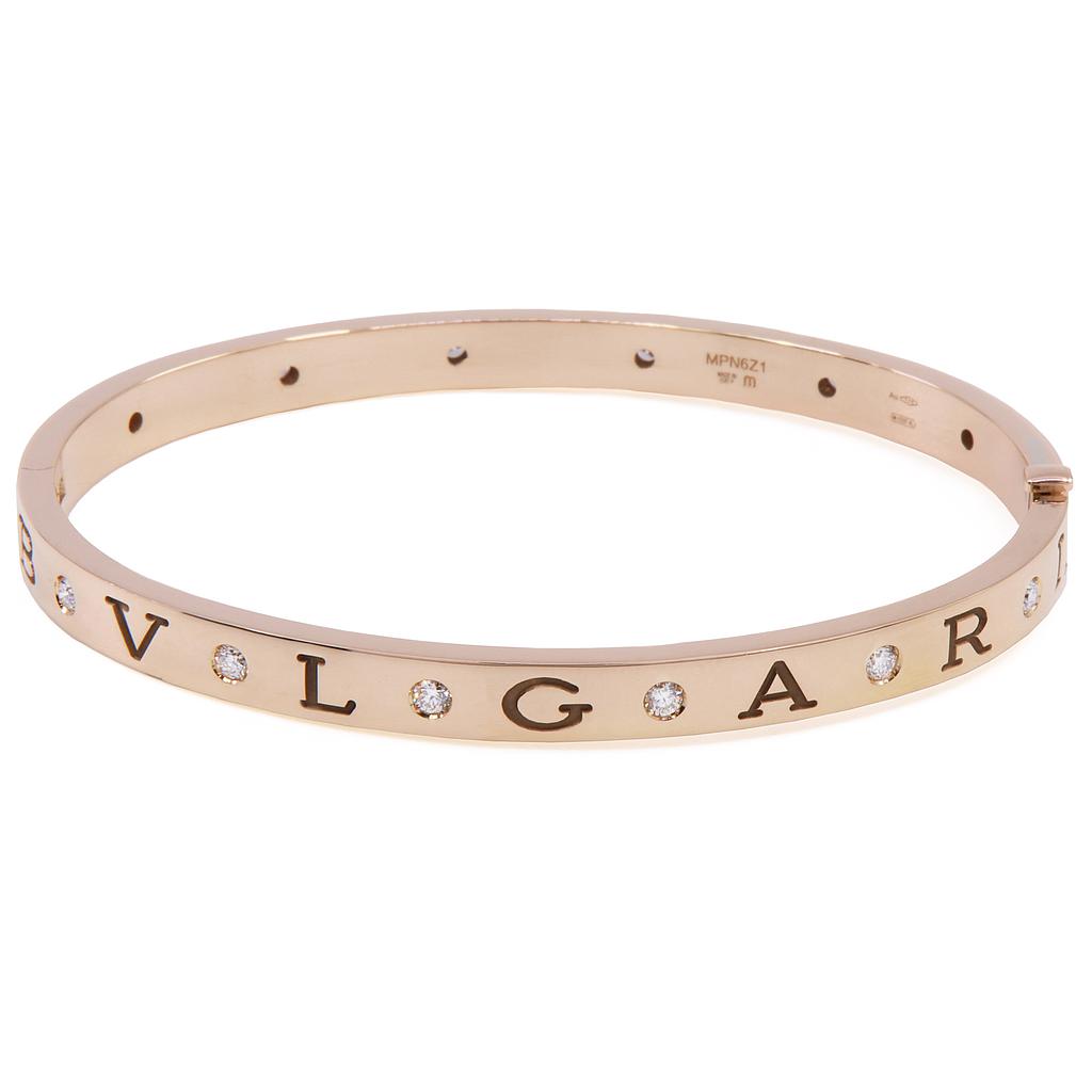 Bracciale Bulgari B.Zero1 - Brillanti 0,44ct. oro rosa 18kt. peso totale 31,50gr.