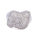 Anello - Brillanti 1,0ct. G-VS1, oro 18kt. peso totale 10,9gr