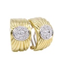 Orecchini - Brillanti 0,20ct. G-VS1, oro 18kt. peso totale 11,50gr.