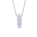 Collana pendente - Brillanti 1,3ct. G-VS, Oro 18kt, peso totale 6gr