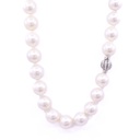 Collana perle australiane - Brillanti 0,50ct. susta in oro 18kt