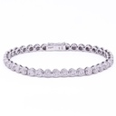 Bracciale tennis Salvini - Brillanti 0,38ct. G -VS, oro 18kt. peso totale 17,7gr