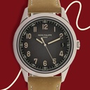 PATEK PHILIPPE Calatrava ref:5226G-001, BLACKOR FRP ARB, OR. GRIS 18 Kt, Leather and fabric strap , 7/2024 - Original Box and Papers