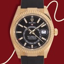 Rolex Sky-Dweller ref:326238 OysterFlex  Black Dial 42MM, 7/2022, Rolex Box & Warranty Card