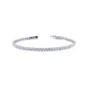 Bracciale tennis con brillanti di carati 2,40 - Colore F/G - Purezza VVS - Collezione Favignana - oro bianco 18Kt gr 8,70