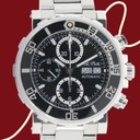 Orologio Paul Picot Yatchman ref:1127NBLS Chrono Day-Date steel, automatic - 2020 original box e papers