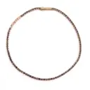 Bracciale tennis Barakà - Brillanti neri e bianchi 1,10ct. oro rosa 18kt. peso totale 6,50gr.