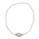 Collana perle Mikawa - Brillanti 0,40ct. G-VS1 susta in oro 18kt di 12,90 gr