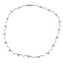 Collana girocollo - Oro 18kt con brillanti 1,10ct. Peso totale 14,4 gr