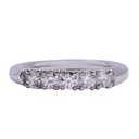 Anello veretta- Brillanti 0,68ct. G/H-VS1, oro 18kt.