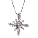 Collana pendente girevole - Brillanti 0,70ct, G-VVS, oro 18kt. peso totale 7,60gr