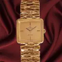 Omega De Ville Ref:8263, 25x23 mm, approx 1970, Original Bracelet (17,5 cm)  - 18Kt yellow gold net weight gr.64,1 
