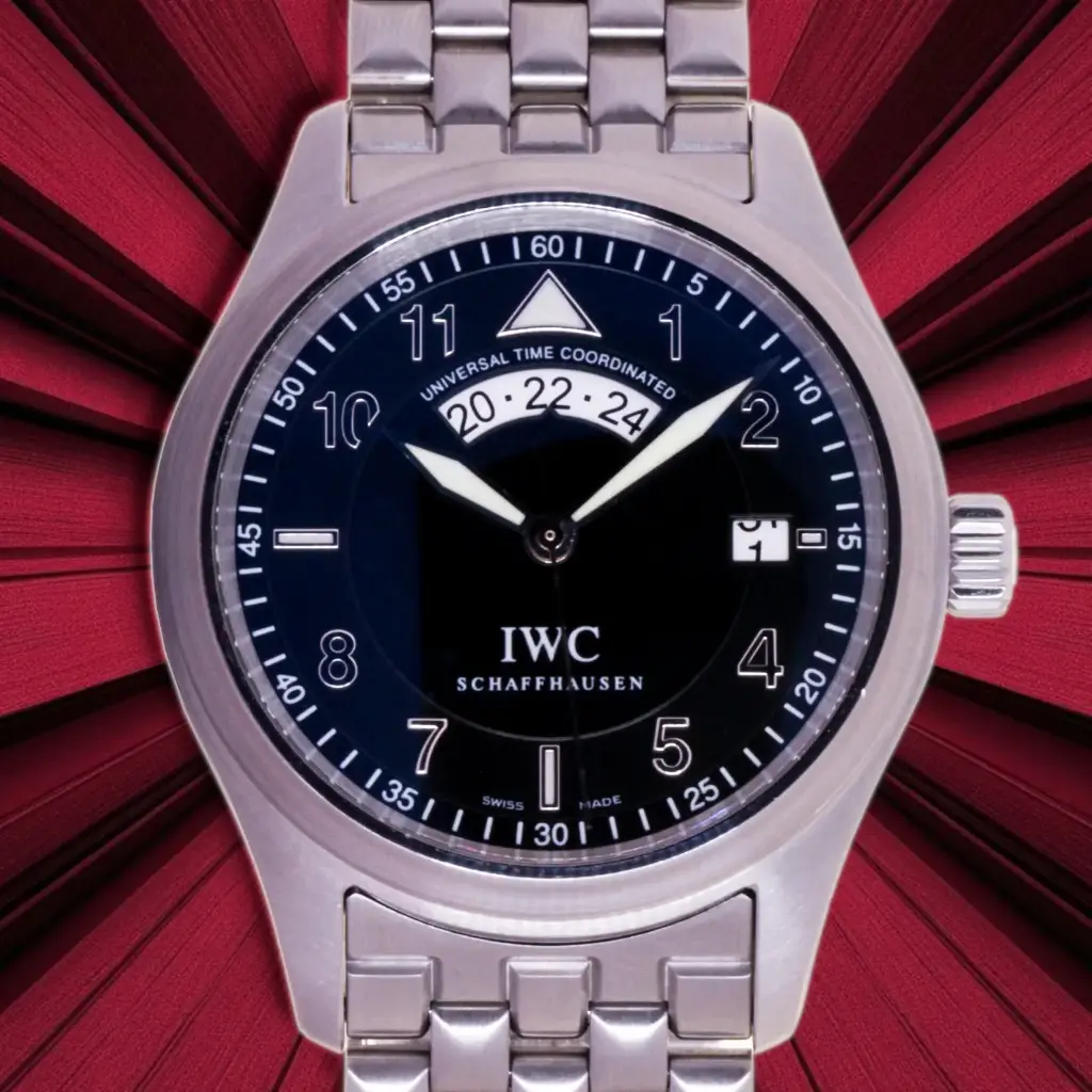 IWC Pilot Spitfire UTCPilot's Watch Flieger UTC IW325102, IWC Box & Papers, about 2000