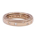 Anello Chimento, con 14 Brillanti circa ct.0.20, oro giallo 18kt gr. 7,6 size fit 12-16