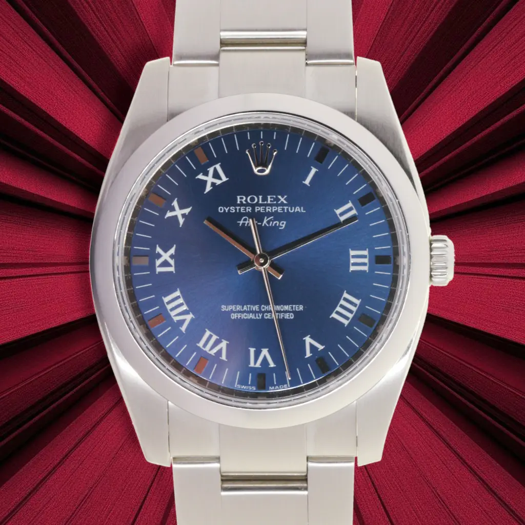 Rolex Air King ref:114200, Oyster Steel, 34mm, Rolex Box & Papers, 09/2008