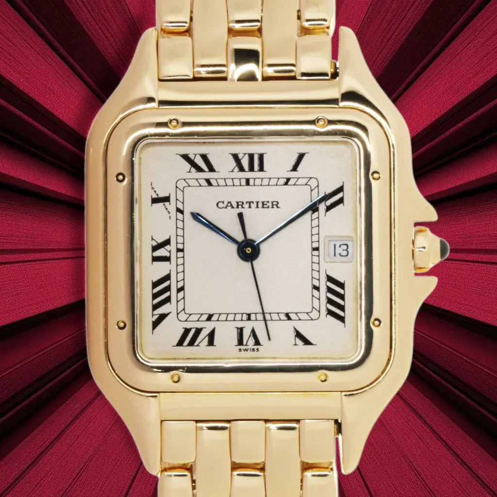 Cartier Panthere 106000M 18kt Yellow Gold, 27mm , Cartier 18kt yellow gold Bracelet, Our Box & Papers