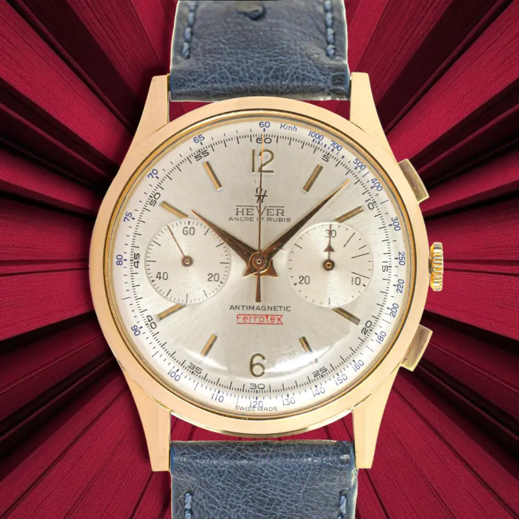 Hever Chrono 18Kt Yellow Gold - Our Box and Papers