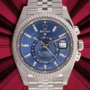 Rolex Sky Dweller ref:326934 original box and papers - gold bezel - 2022 - Original Factory stickers