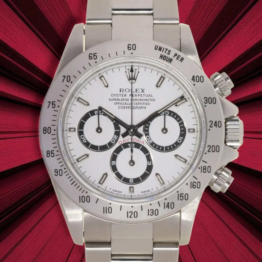 Rolex 16520 Daytona, Zenith, Rolex Box & Service Card, 1997