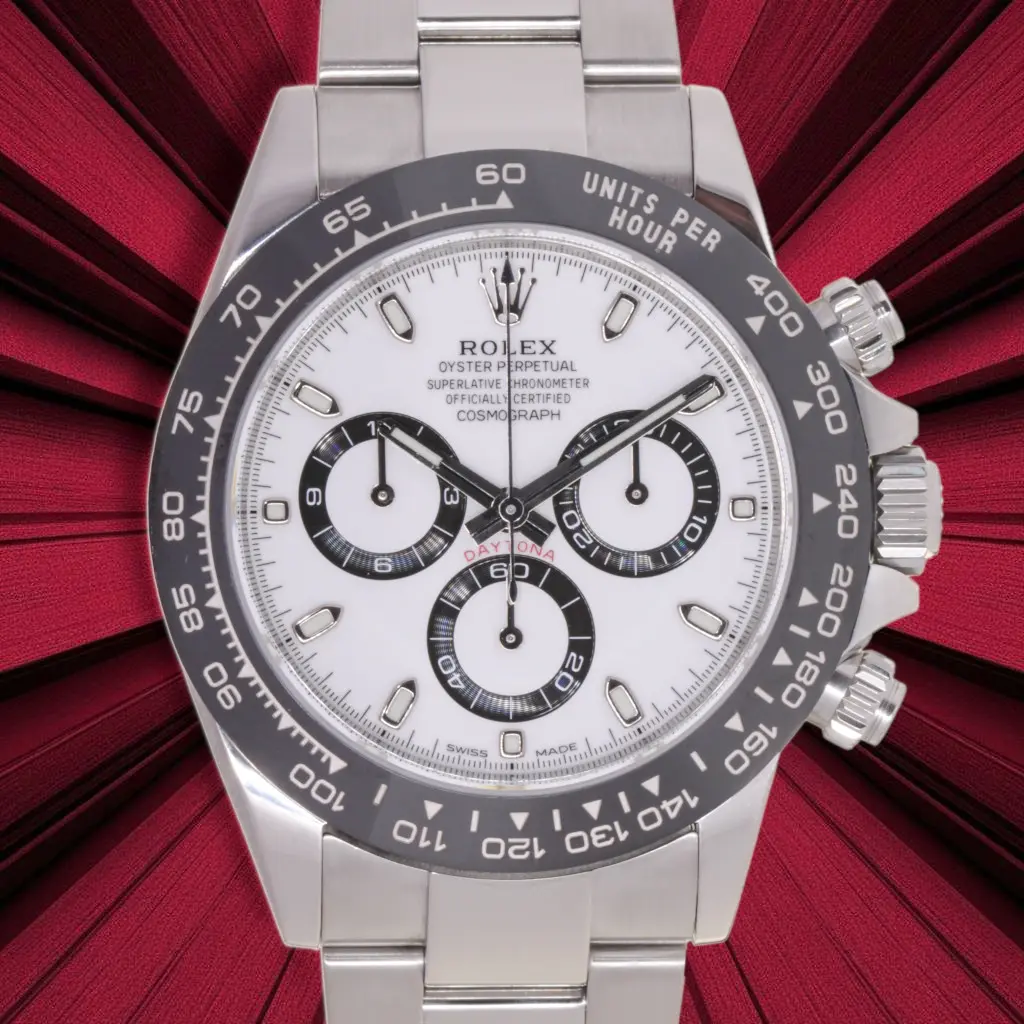 ROLEX COSMOGRAPH DAYTONA ref:116500LN OYSTERSTEEL BIANCO- 78590, Rolex Box & Papers, 12/2021
