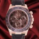 Rolex Cosmograph Daytona crocodile strap - everose gold Ref:116515LN Rolex Paper and Box  04-2016 - Original factory stickers - our two-year warranty