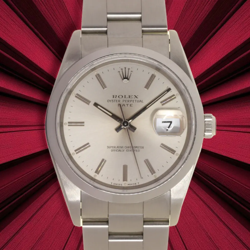 Rolex Oyster Perpetual ref:15200, 34mm, oyster steel, Rolex Box, Our Papers, 1991