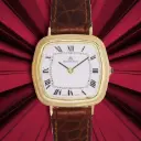Bucherer Hexagonal 18kt yellow gold- approx 1980 - our box and papers - our two-year warranty
