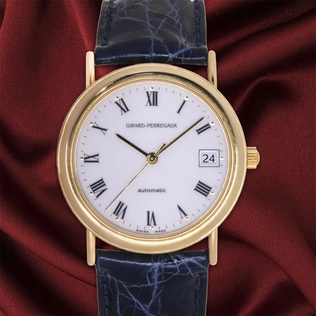 Girard Perregaux automatic Ref.47990 -18kt yellow gold- 2005, Original Box and Papers - our two-year warranty