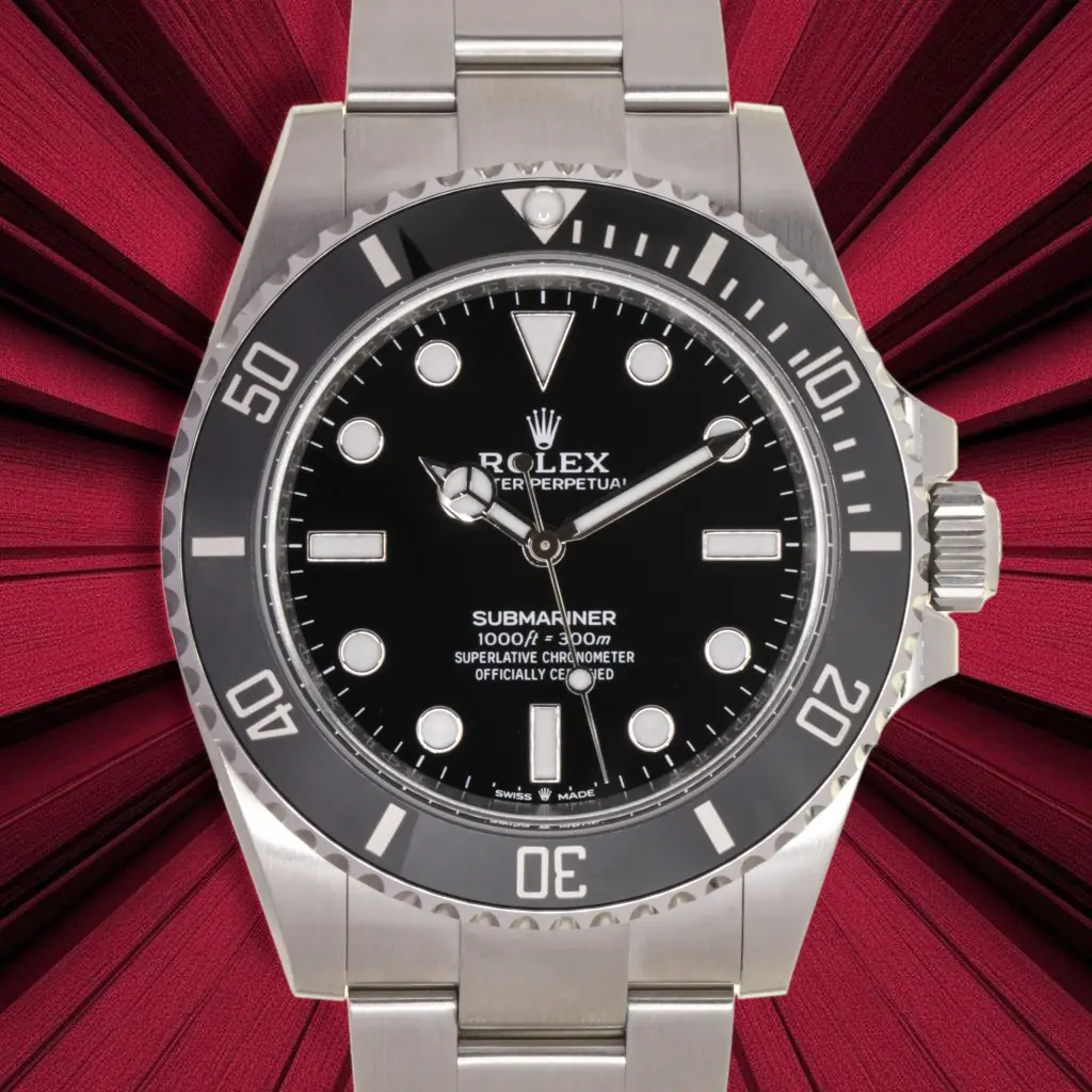 ROLEX SUBMARINER ref:124060 , 40mm, Rolex Box & Papers, 7/2025 - like new with original factory stickers