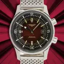 Longines Legend Diver, Tropical Deep Red, Steel Bracelet, Longines Box & Papers, L37744602