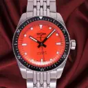 Vulcain Skindiver Nautique Orange Dial 38mm, Vulcain Box & Papers, 8/2024 - our two-year warranty