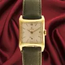 Rolex Precision ref.4991, yellow gold 18kt (net.9,8 gr), leather strap - our box and two-year warranty - approximate year 1950 