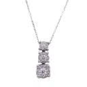  Collana Re Carlo - Brillanti  totali 0,50ct. G-VS1 in oro 18kt. peso totale 5,00 gr