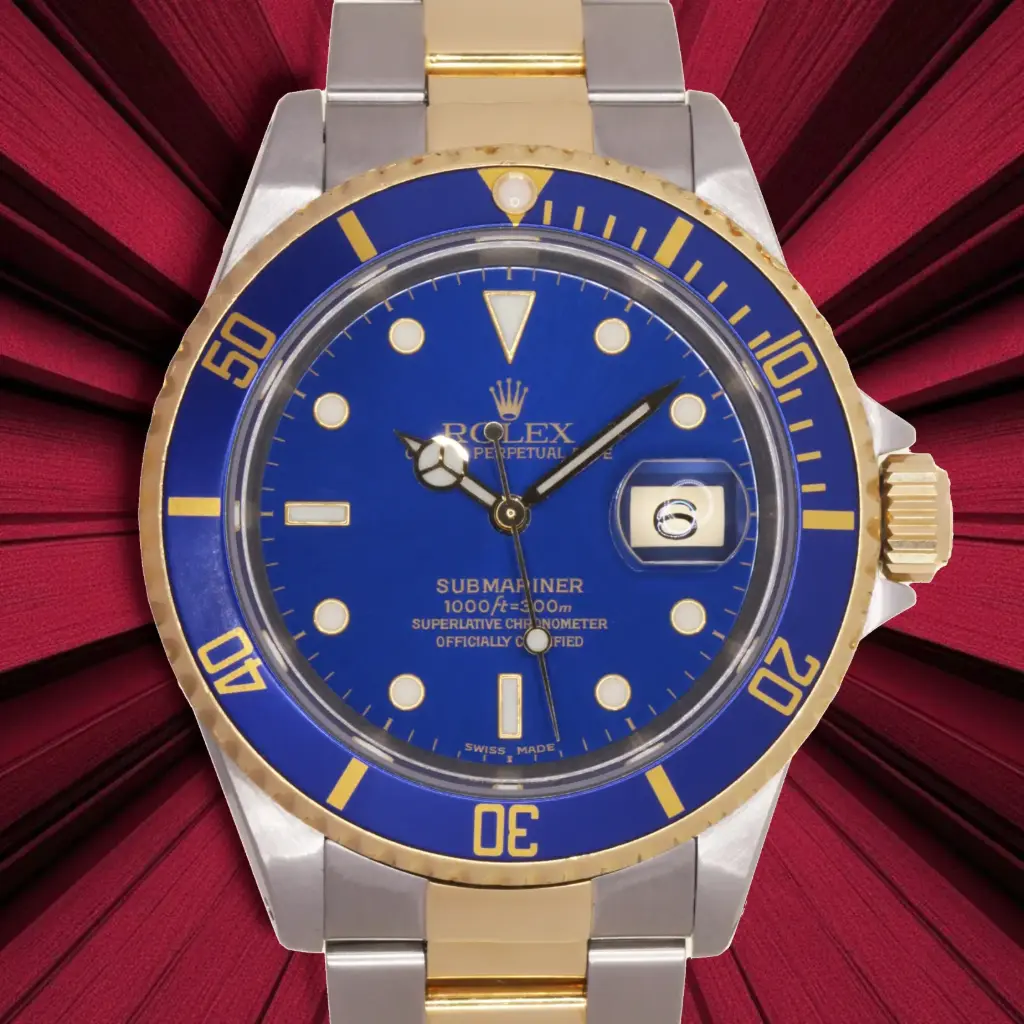 Rolex oyster perpetual submariner date  Ref.16613 - year:1999 rolex service and Rolex box