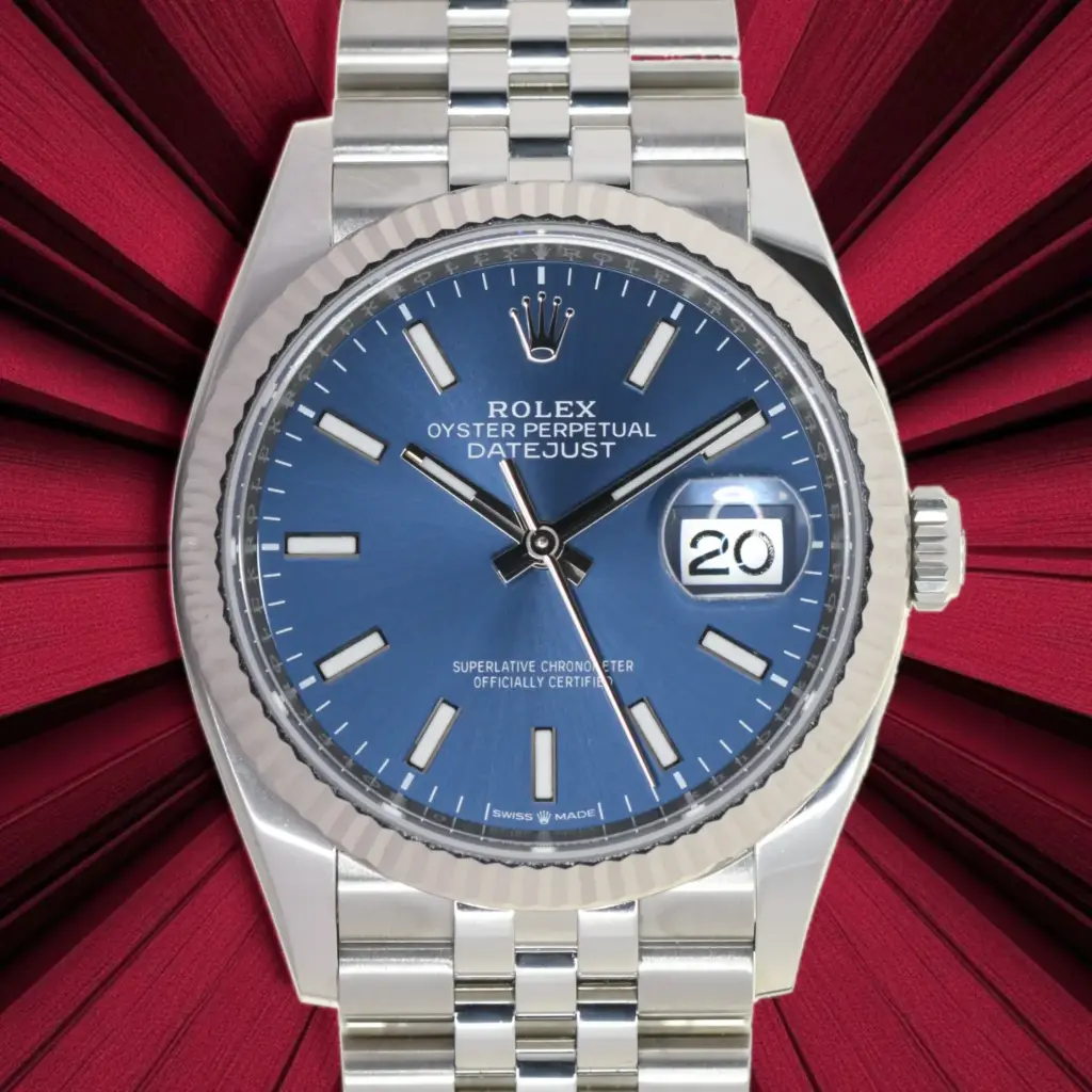 Rolex Datejust ref:126234 , 36mm, 18kt  White Gold, Rolex Box & Papers, 08/2024