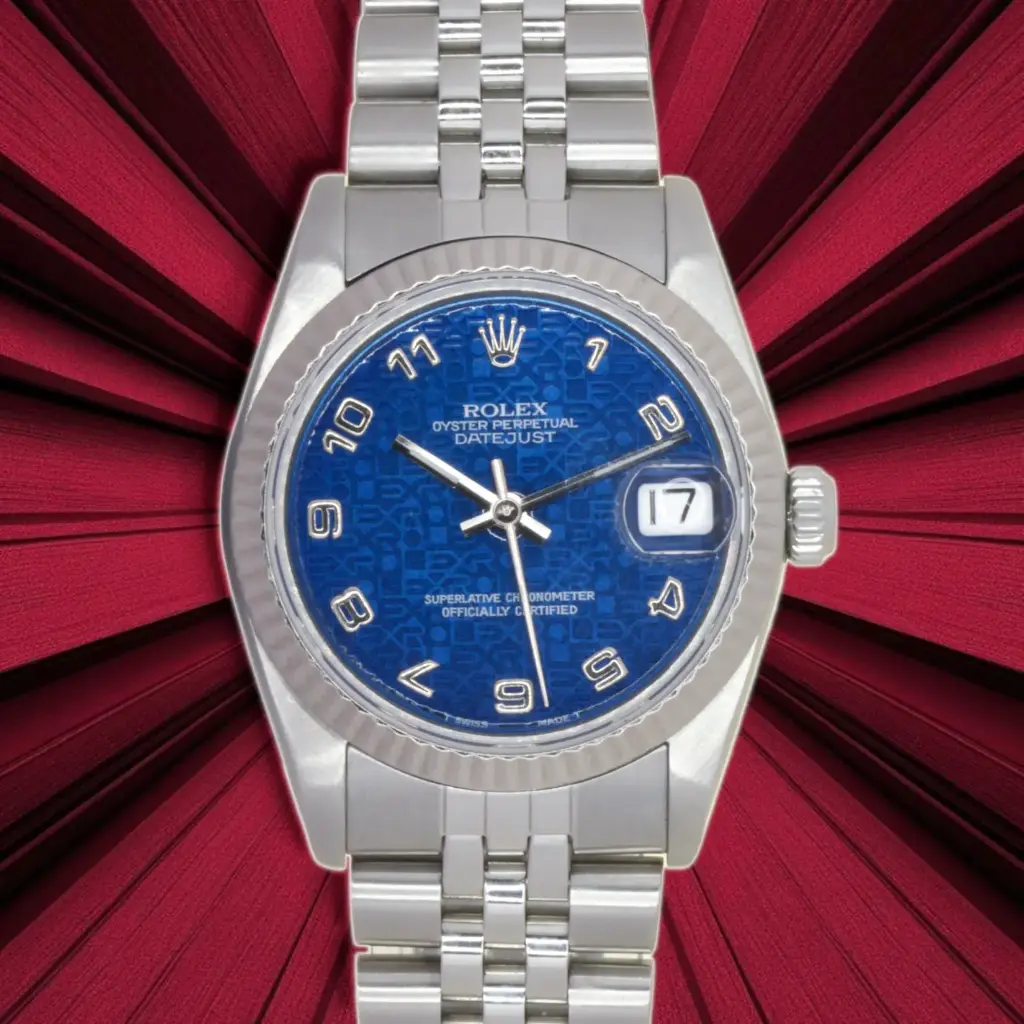 Rolex Datejust ref:68274, 18kt Rolesor White Gold and Steel, Our Box & Papers  
