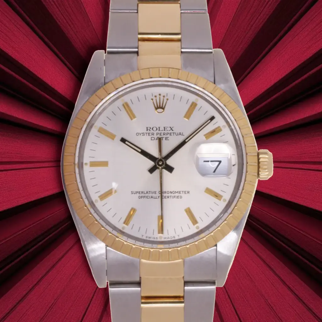 Rolex Oyster Perpetual Date red:15053 - Original Box - about 1988