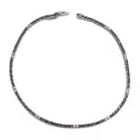 Bracciale tennis - Brillanti neri e bianchi 1,05+0,16ct. peso totale 6,70gr.