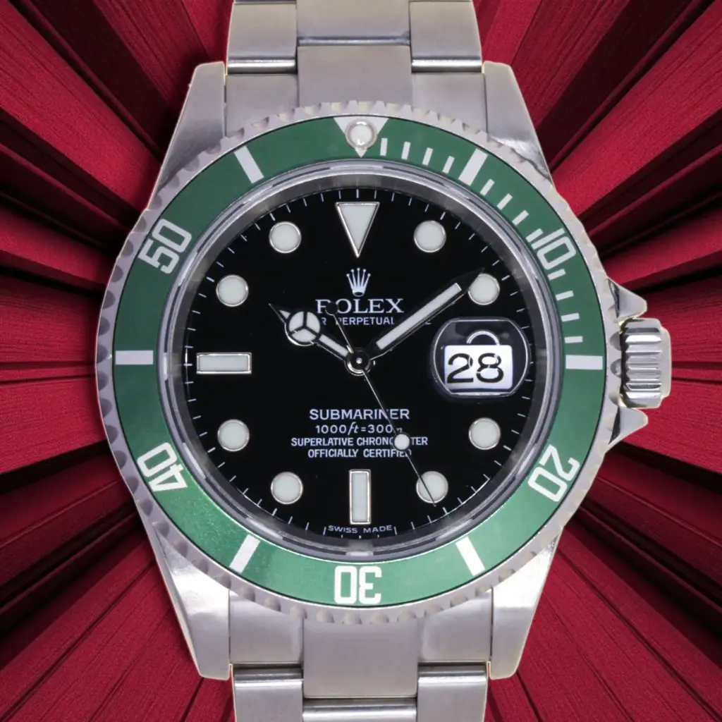 Rolex Submariner Ref:16610LV - "Kermit", Rolex Box & Papers, 12/2006