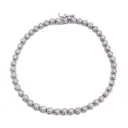 Bracciale tennis - Brillanti 1,20ct. G-VS1, peso totale 9,60gr.