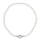  Collana perle coltivate - Susta in oro 18kt di 8,90gr