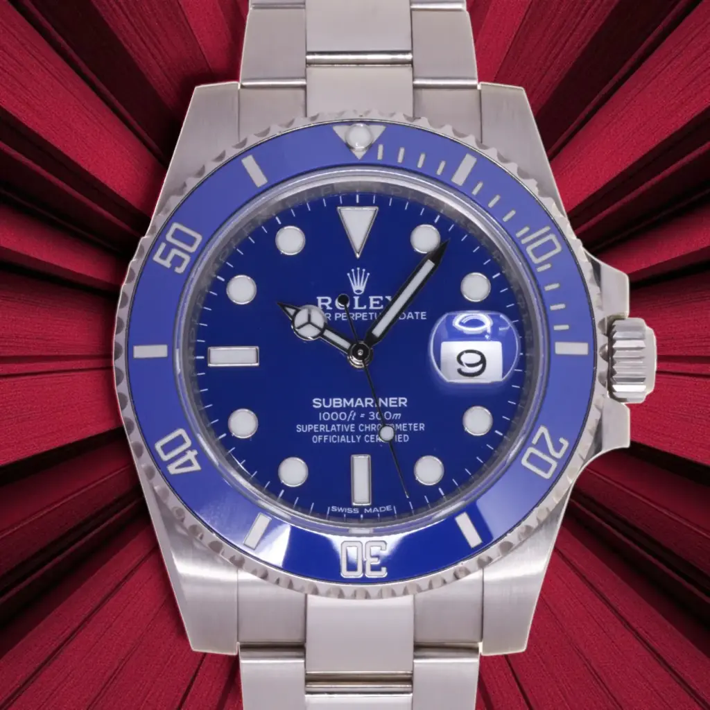 Rolex Submariner ref:116619LB - 18kt White Gold, 40 mm , Rolex Box & Papers, 02/2019